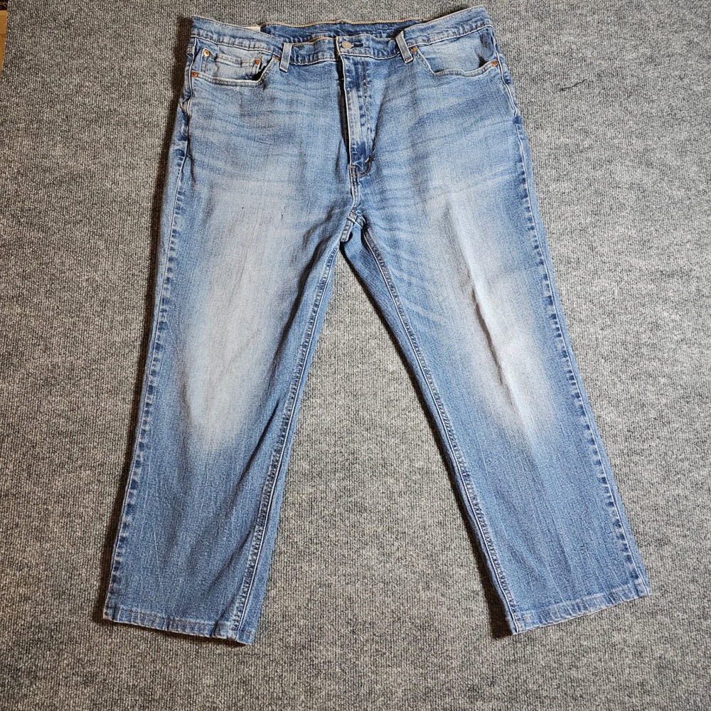 Lot of 2 Levi's 541 Athletic Taper Jeans Mens 40x30 Blue Denim Pants Repaired - Picture 2 of 16